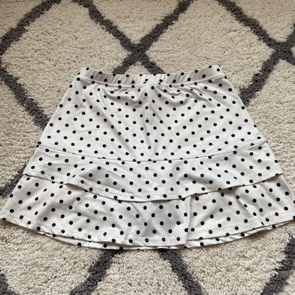 Lucky Miss Tennis Polka Dot Skort